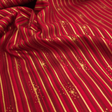 Cotone Americano H 110 cm - COORDINATO BORDEAUX/ORO