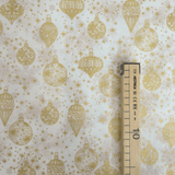 Cotone Americano H 110 cm - COORDINATO DECORAZIONI DORATE