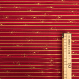 Cotone Americano H 110 cm - COORDINATO BORDEAUX/ORO