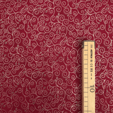 Cotone Americano H 110 cm - COORDINATO BORDEAUX/ARGENTO