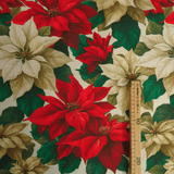 Cotton Panama Digital Fund H 160 cm - SNOWY HOUSES