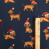 French Terry H 150 cm - BASSOTTI A NATALE