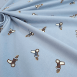 Jersey coton H 150 cm - ÉTOILE DE MER/EAU DE MER