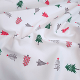 Tessuto no stiro H 150 cm - ALBERI DI NATALE