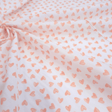 Tessuto Cotone "Collezione Baby Wonderland" H 145 cm - TERRACOTTA CHIARO