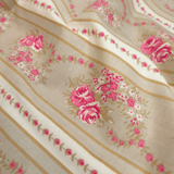 Cotone Americano H 110 cm - FASCE SABBIA/ROSELLINE