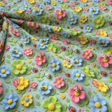 Digitaler Baumwollstoff – OSTEREIER UND HASEN 2 – Mindestzuschnitt oder Vielfaches von 25 x 150 cm