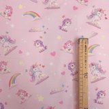 Tessuto Cotone H 140 cm - UNICORNI