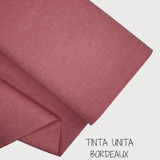 Kollektion „Streifen, Quadrat und Uni“, H 180 cm – BORDEAUX 