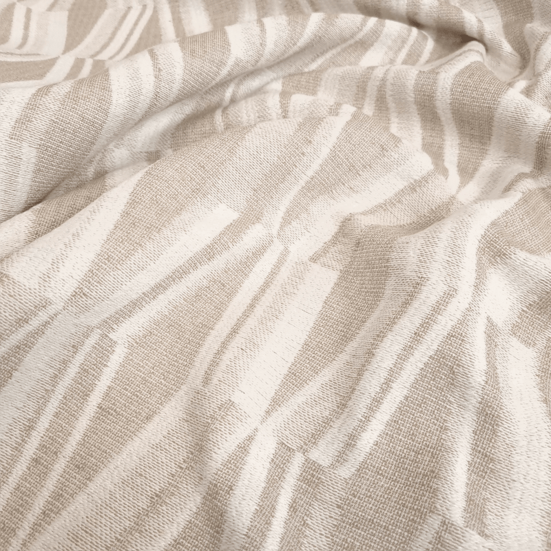 Tessuto Arredo H 280 cm - GEOMETRICO BIANCO E BEIGE