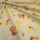 Tessuto Cotone H 140 cm - ORSETTO GOLOSONE