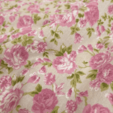 Rohbaumwolle H 280 cm - ROSA BLUMEN
