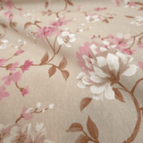 Rohbaumwolle H 280 cm - ROSA BLUMEN