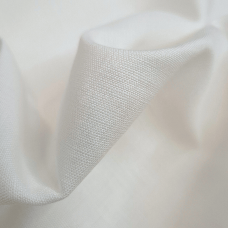 Misto Lino/Cotone H 310 cm - BIANCO