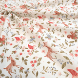 Tissu coton H 140 cm - FORÊT MAGIQUE