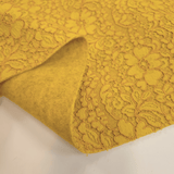 Wollfilz mit Spitze – GELB – Mindestschnitt oder Vielfaches von 25 x 135 cm