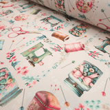 Panama Digital Fund Cotton – TROPICAL – Mindestschnitt oder Vielfaches von 25 x 280 cm