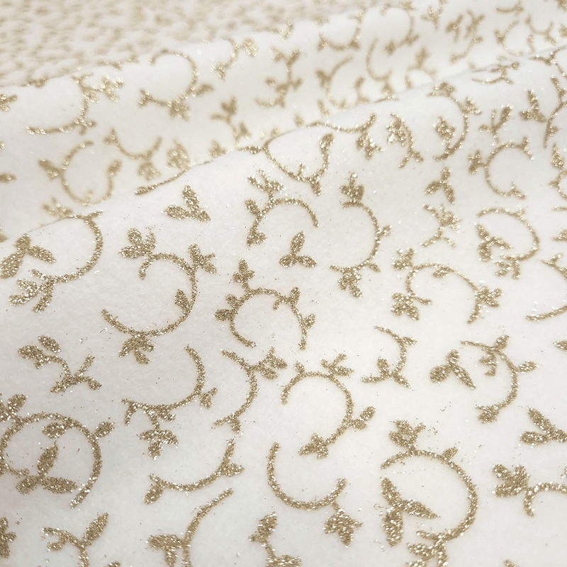 Pannolenci CRÈME RAMI OR - H160 cm