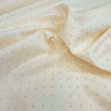 Cotone Americano H 110 cm - POIS VERDE ACQUA
