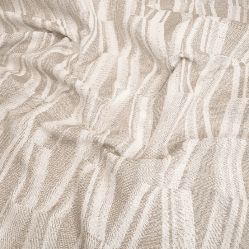 Tessuto Arredo H 280 cm - GEOMETRICO BIANCO E BEIGE