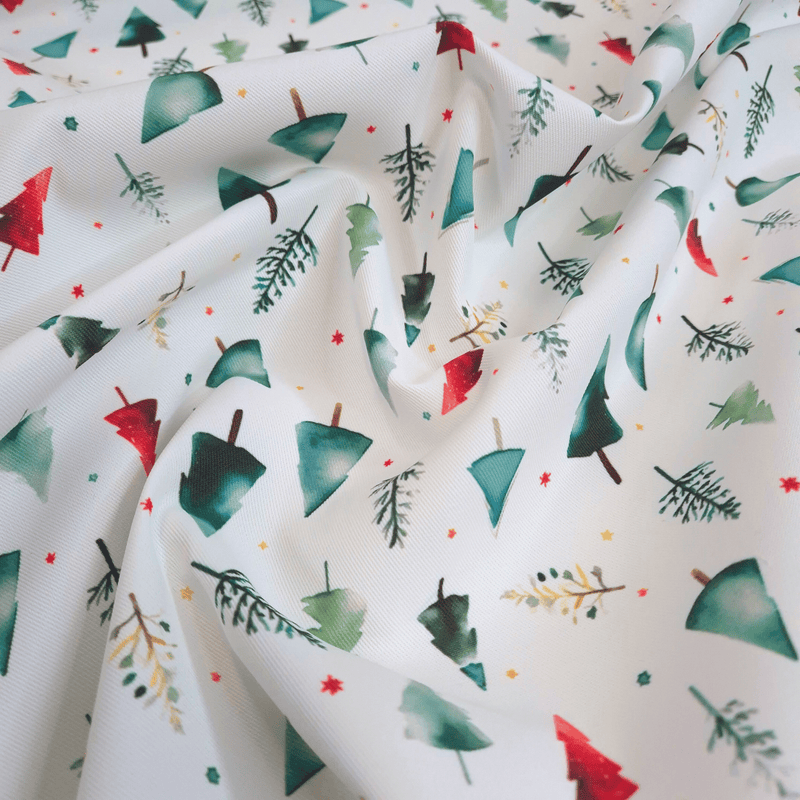 Tessuto no stiro H 150 cm - ABETI