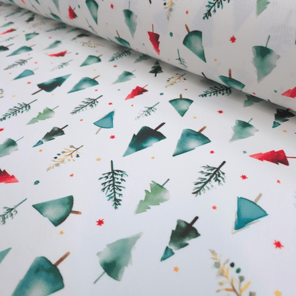 Tessuto no stiro H 150 cm - ABETI