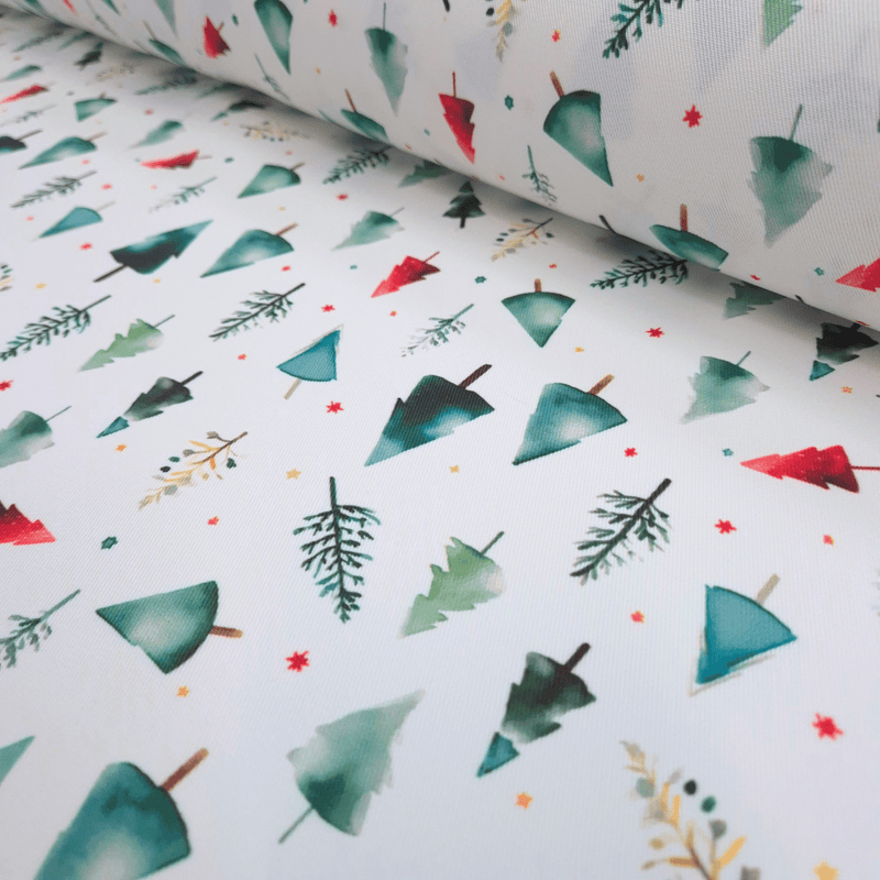 Tessuto no stiro H 150 cm - ABETI