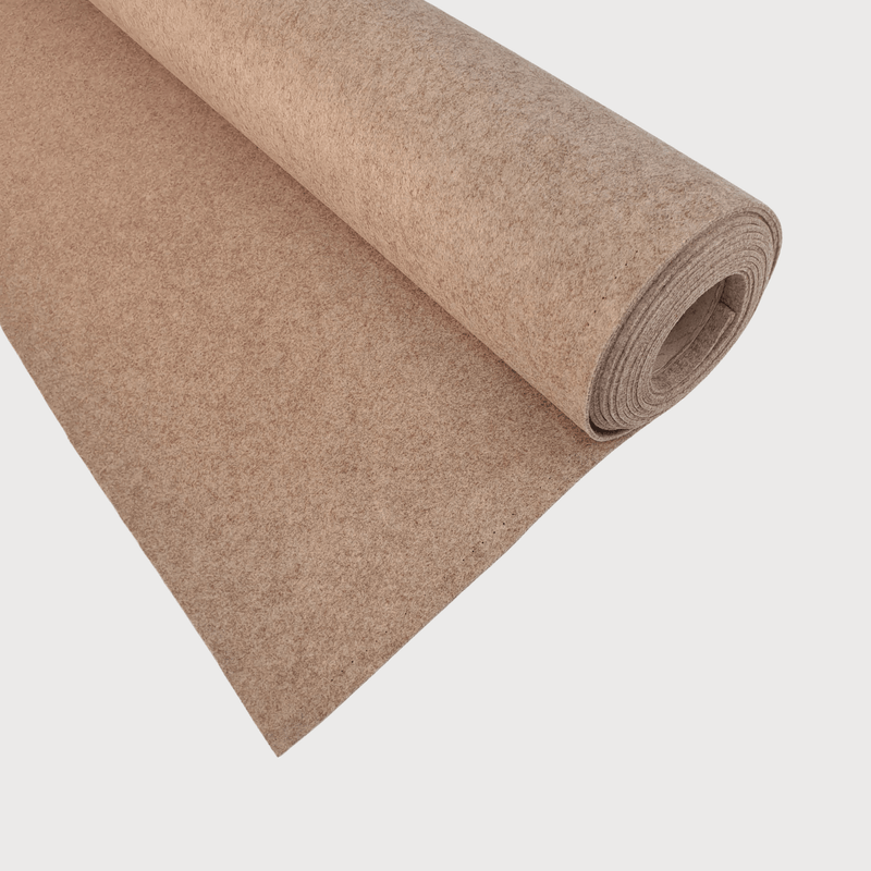 2 mm Polyesterfilz – Kamel – Mindestzuschnitt oder Vielfaches von 25 x 110 cm