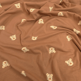 Jersey di Cotone H 150 cm - BABY LEOPARDO