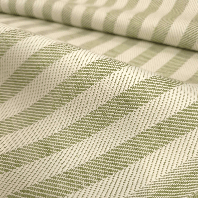 Asciugapiatti "Rinfranto Spigato" Misto Lino H 60 cm - VERDE
