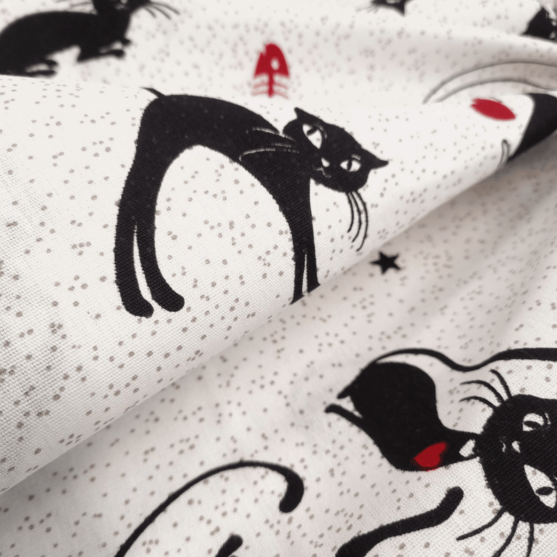 Cotone Fondo Panama H 180 cm - GATTI INNAMORATI