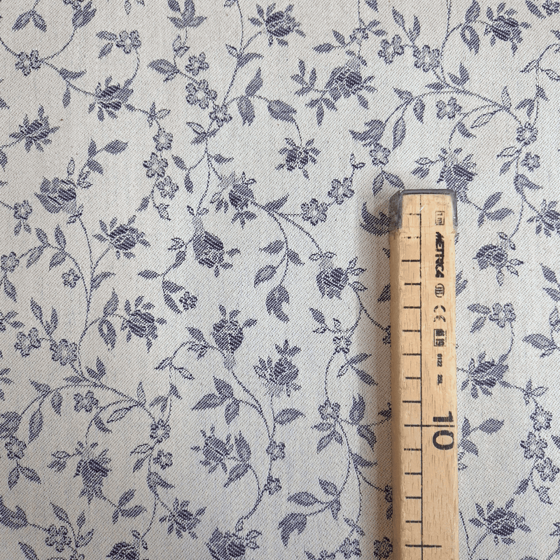 Tissu coton - RAYURES/GRIS - coupe minimum ou multiples de 25 x 180 cm