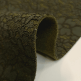 Wollfilz mit Spitze – OLIVENGRÜN – Mindestzuschnitt oder Vielfaches von 25 x 135 cm