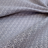 Tessuto Arredo Jacquard H 140 cm - STELLA ESAGONALE/GRIGIO