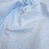Piquet millerighe H 150 cm - MINI PAPERELLE/AZZURRO