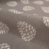 Tessuto Arredo Gobelin H 280 cm - PIGNE/GRIGIO