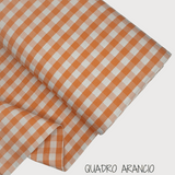 Collezione "Riga, quadretto e unito" H 180 cm  - ARANCIO