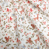 Tissu coton H 140 cm - FORÊT MAGIQUE