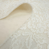 Feltro Lana con Pizzo H 135 cm - LATTE