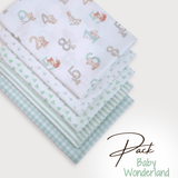PACK BABY WONDERLAND VERDE - 5 pezzi 70 x 100 cm