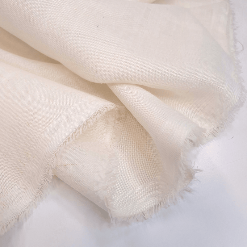 Tenda a metraggio Misto Lino H 330 cm - Variante AVORIO Fiammato