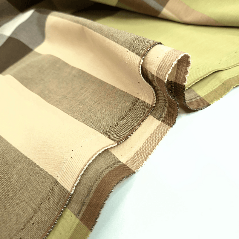 Cotone Percalle H 300 cm - QUADRO VERDE