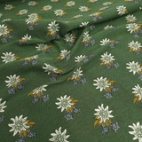 Tessuto Arredo Gobelin H 280 cm - STELLE ALPINE/VERDE