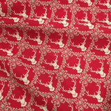 Tessuto Arredo Gobelin H 280 cm - CERVO REGALE/ROSSO