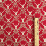 Tessuto Arredo Gobelin H 280 cm - CERVO REGALE/ROSSO