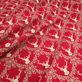 Tessuto Arredo Gobelin H 280 cm - CERVO REGALE/ROSSO