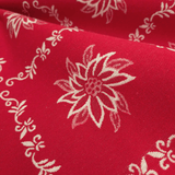 Tessuto Arredo Gobelin H 280 cm - FIORITURA ALPINA/ROSSO