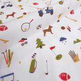 Tissu coton - SPORT - coupe minimum ou multiples de 25 x 150 cm