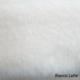 Fausse fourrure côtelée H 140 cm - CRÈME
