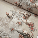 Tissu à affaissement H 160 cm - CHAMPIGNONS